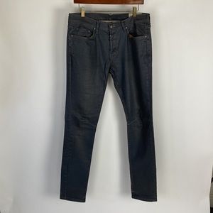 All Saints Camino Cigarette Coated Denim Jeans No Size ( Guesstimate Size 32.